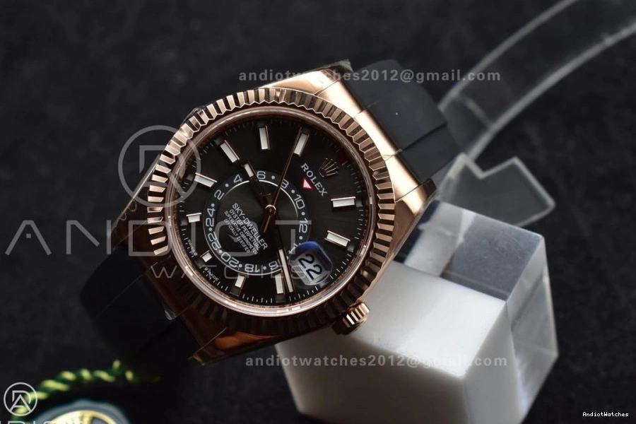 on Grey ZF Weight) Edition 336235 Sky-Dweller FlexibleFit Strap RG 1:1 1097 Best Dial A23J (Gain Oyster-flex 1004